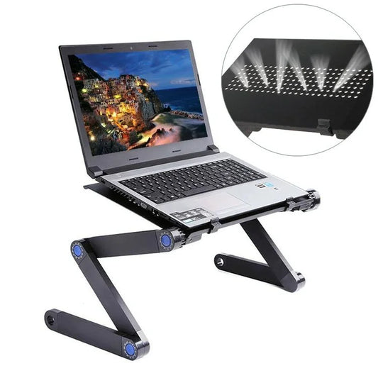 Adjustable Foldable Laptop Stand - Portable Aluminium Alloy