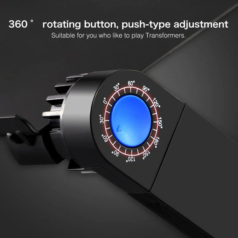 Adjustable Foldable Laptop Stand with Fans & Mouse Pad