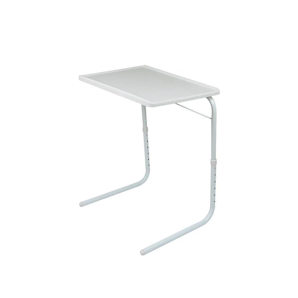 Adjustable Foldable Laptop Table Tray Steel MDF
