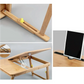 Adjustable Folding Laptop Desk for Bed with Card Slot