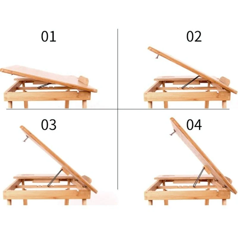 Adjustable Folding Laptop Desk For Bed With Card Slot And Lazy Computer Design-1964932312328179719