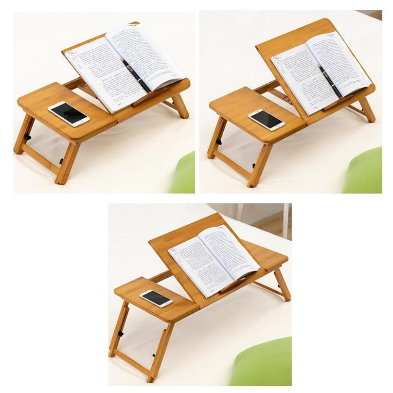 Adjustable Folding Laptop Desk for Dorm or Study - Height