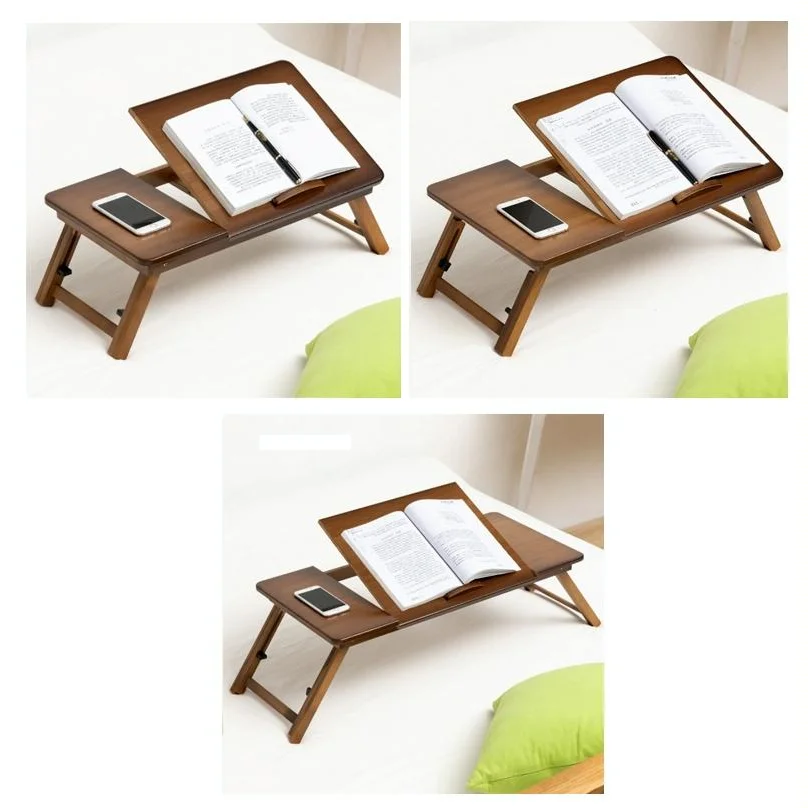 Adjustable Folding Laptop Desk for Dorm or Study - Height