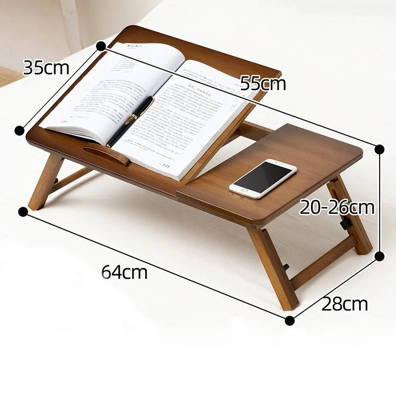 Adjustable Folding Laptop Desk for Dorm or Study - Height