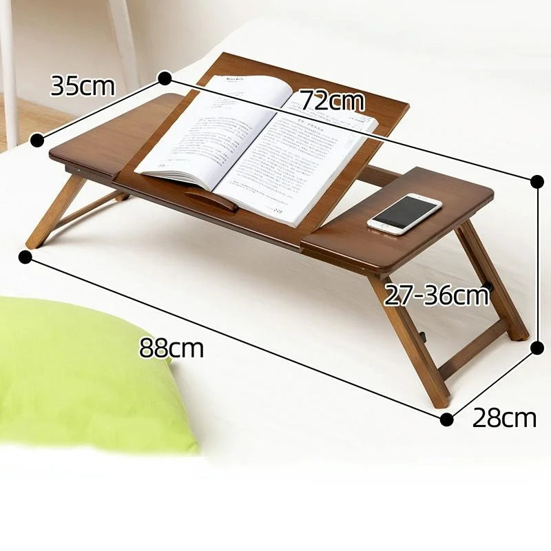 Adjustable Folding Laptop Desk for Dorm or Study - Height