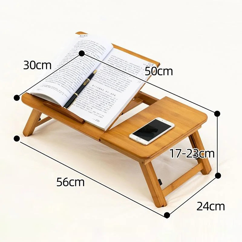 Adjustable Folding Laptop Desk for Dorm or Study - Height