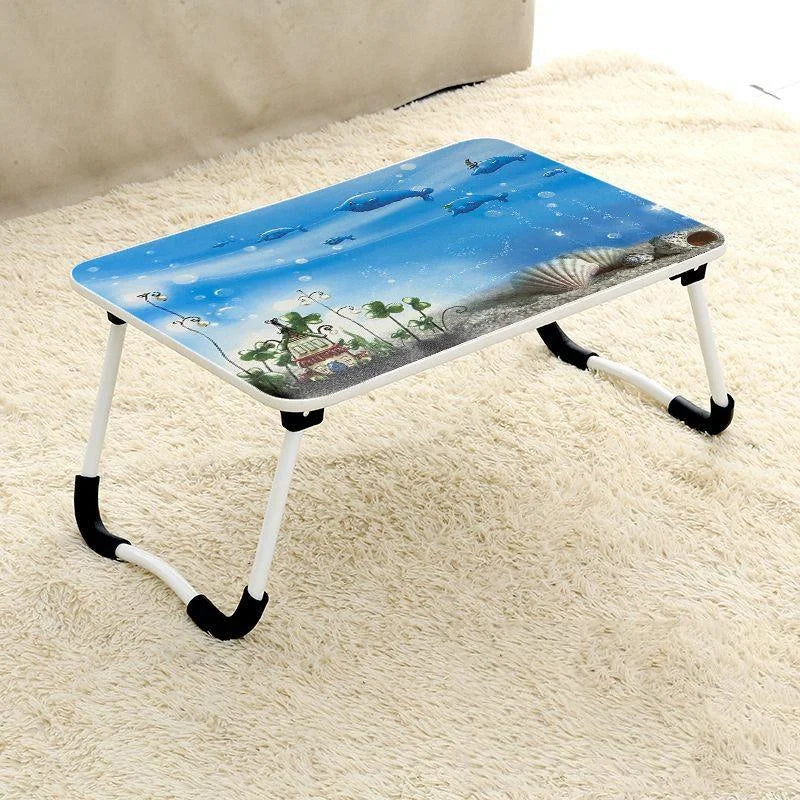 Adjustable Folding Laptop Desk - Non-slip W-shaped Legs