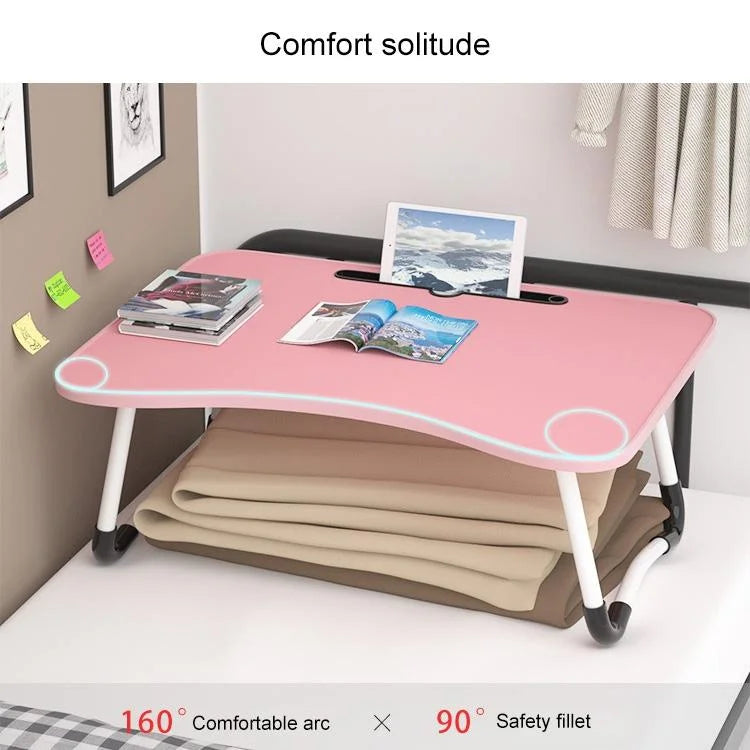 Adjustable Folding Laptop Desk - Non-slip W-shaped Legs