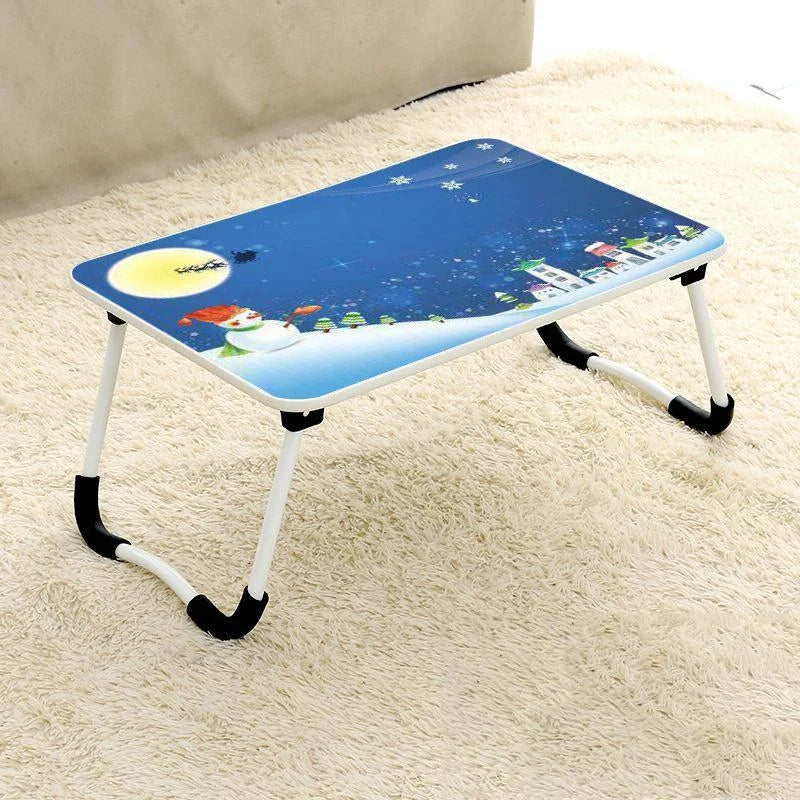 Adjustable Folding Laptop Desk - Non-slip W-shaped Legs
