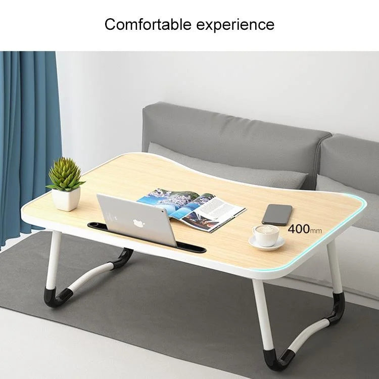 Adjustable Folding Laptop Desk - Non-slip W-shaped Legs