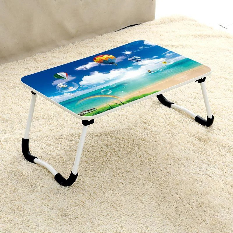 Adjustable Folding Laptop Desk - Non-slip W-shaped Legs
