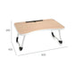 Adjustable Folding Laptop Desk with Non-slip W-shaped Legs