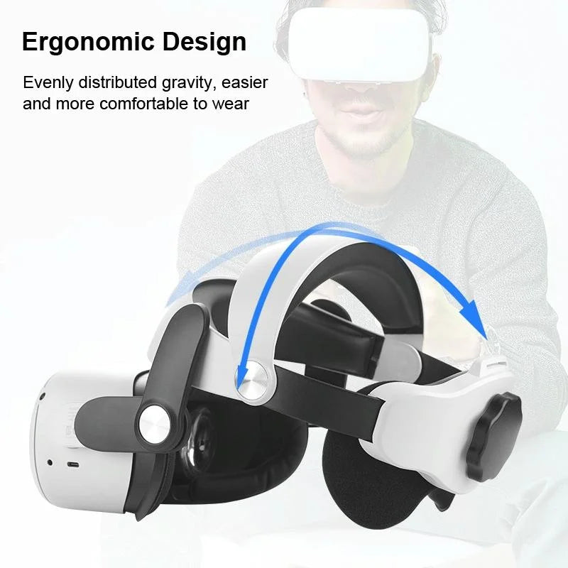 Adjustable Head Strap For Oculus Quest 2 - Universal Fit-1915197749272383490