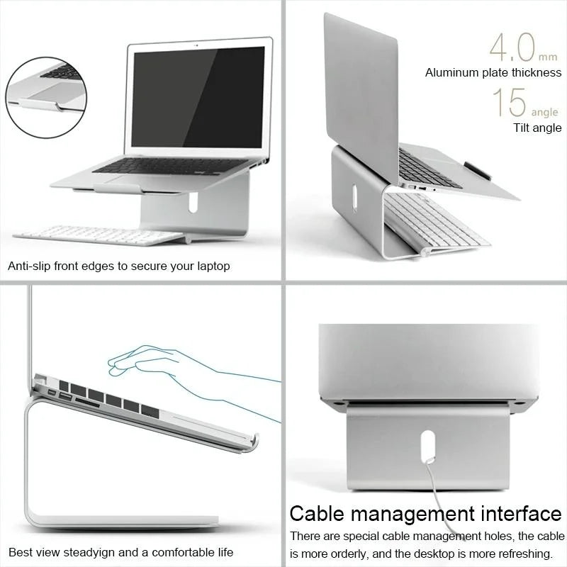 Adjustable Laptop Stand - 360 Degree Rotation - 11-17 Inch
