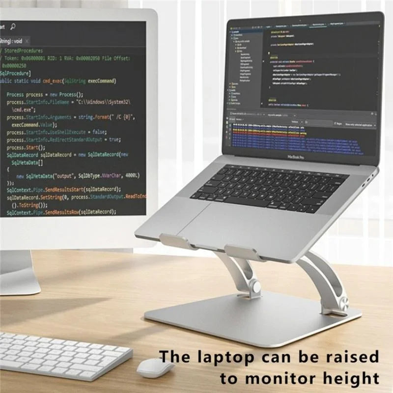 Adjustable Laptop Stand - Aluminum Alloy Desktop Riser