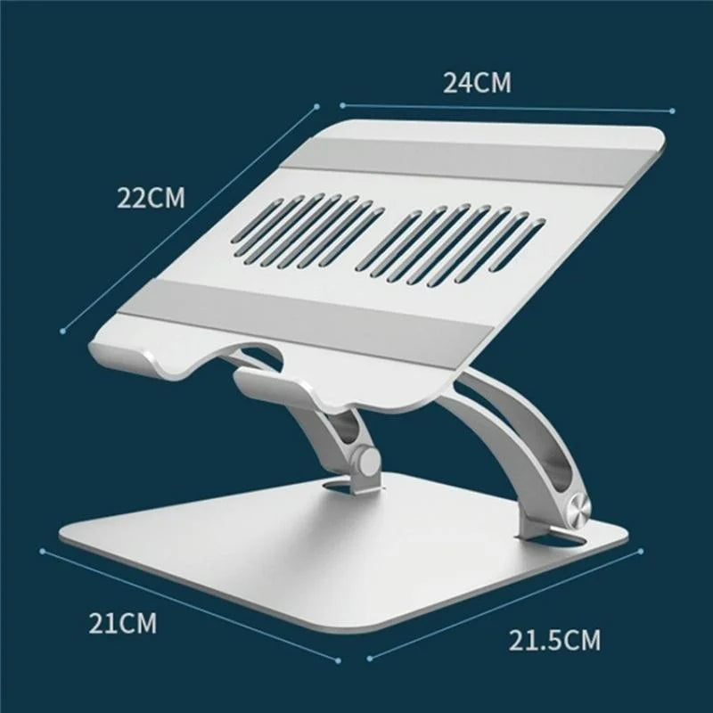 Adjustable Laptop Stand - Aluminum Alloy Desktop Riser