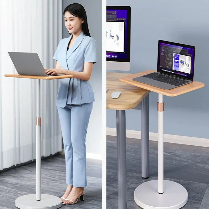 Adjustable Laptop Stand for Workbench - Compact Design