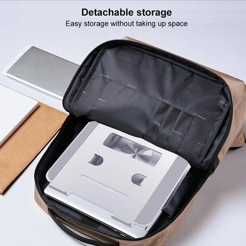 Adjustable Laptop Stand - Portable Aluminum 360 Degree