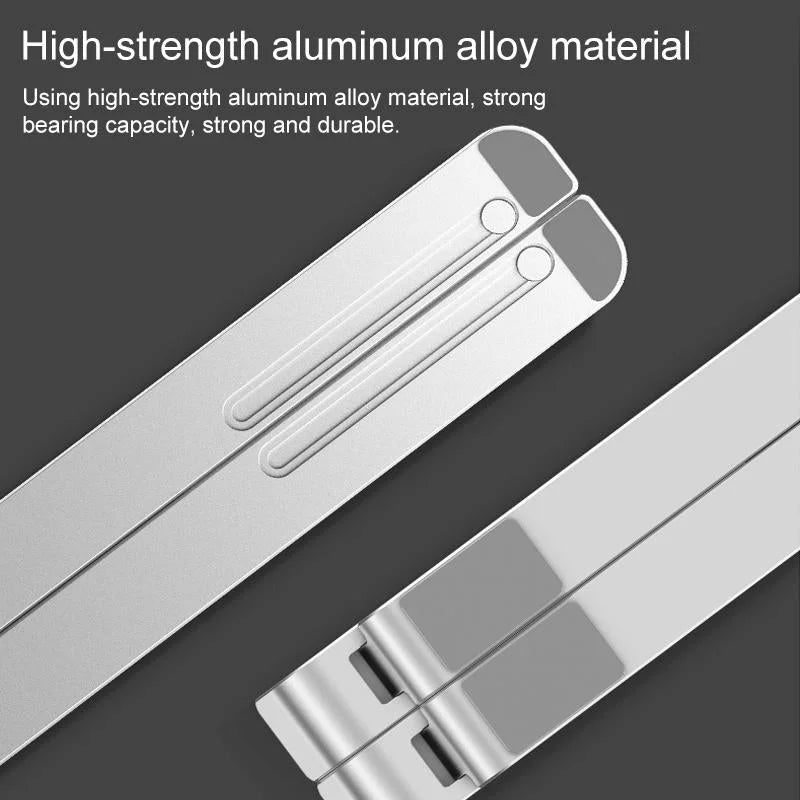 Adjustable Laptop Stand - Portable Folding Heat Dissipation