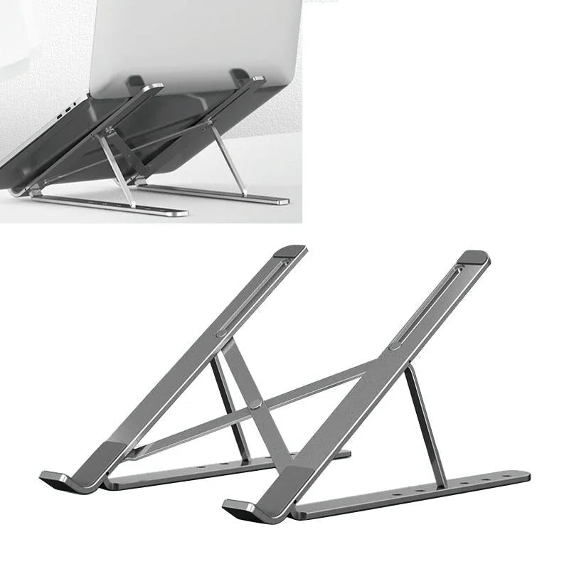Adjustable Laptop Stand - Portable Folding Height Increase