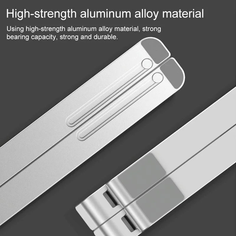 Adjustable Laptop Stand - Portable Folding Height Increase