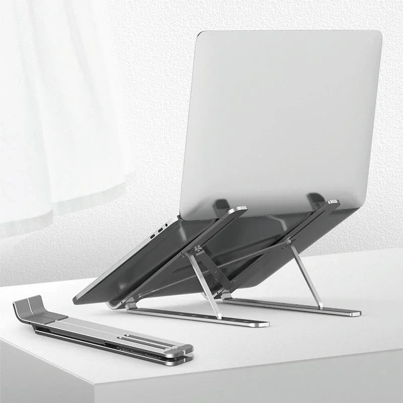 Adjustable Laptop Stand - Portable Folding Height Increase