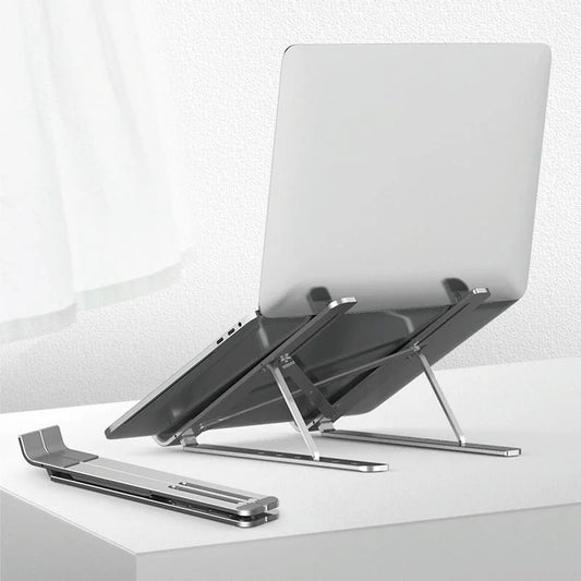 Adjustable Laptop Stand - Portable Folding Height Increase