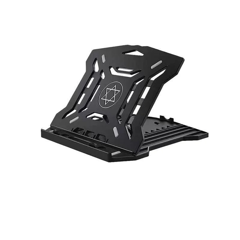 Adjustable Laptop Stand with 360-Degree Base for Desk Riser