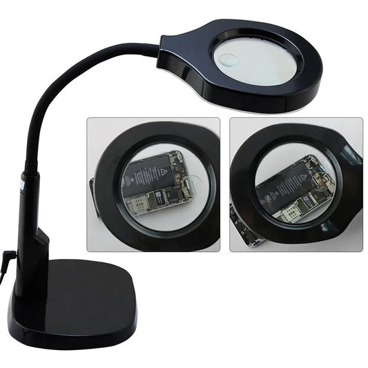 Adjustable Led Desk Magnifier Lamp for 220v Voltage - Tools