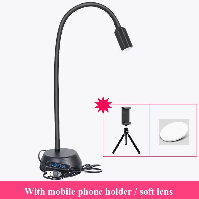 Adjustable Led Jewelry Table Lamp for Wenwan Diamond