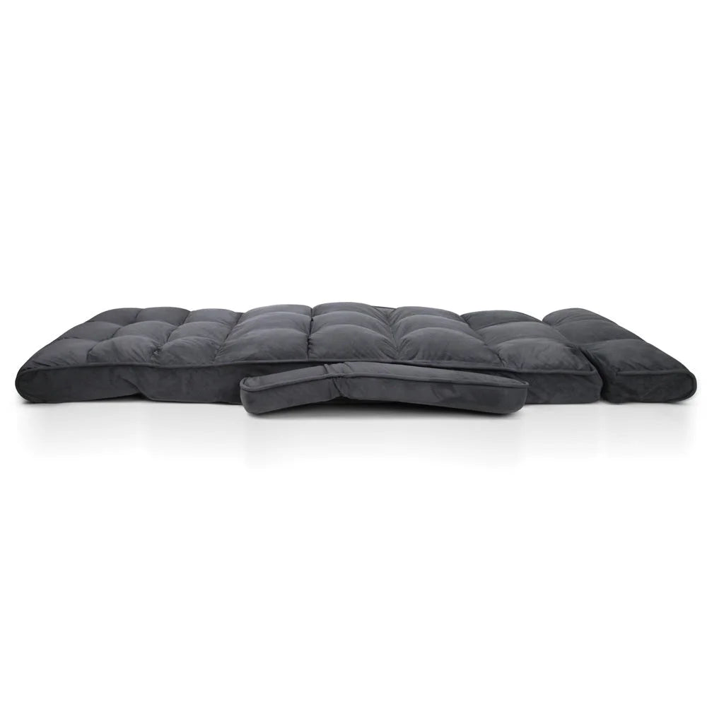 Adjustable Lounger Arms Charcoal Living Room