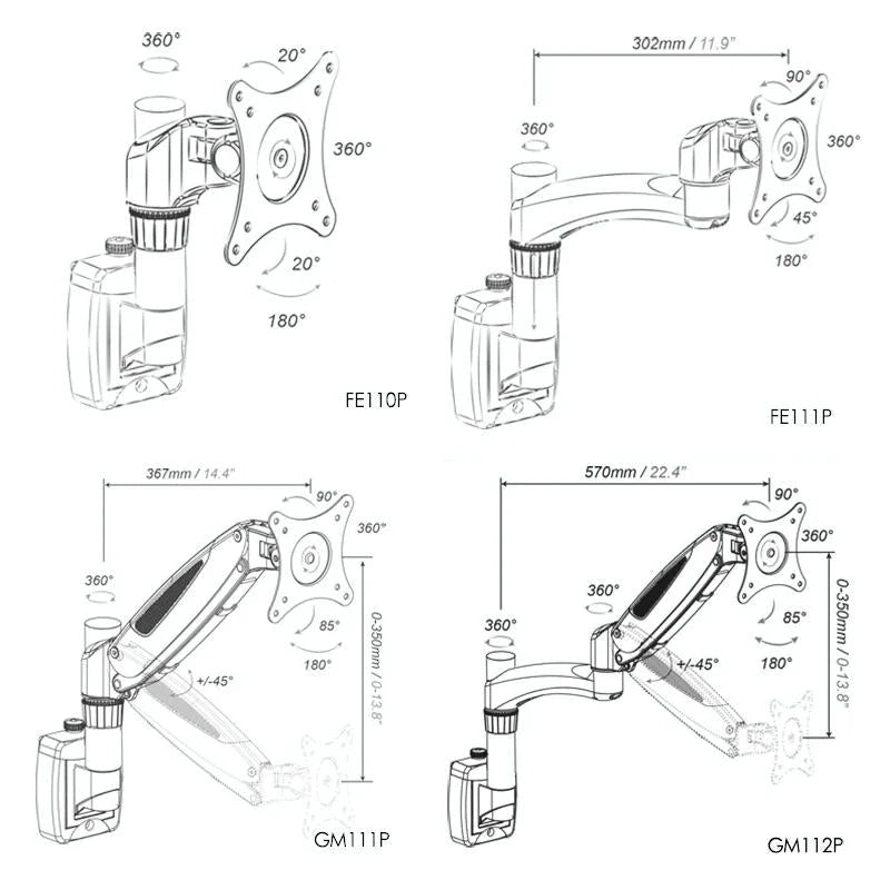 Adjustable Monitor Bracket For Easy Rotation And Sliding-1964932343009513474
