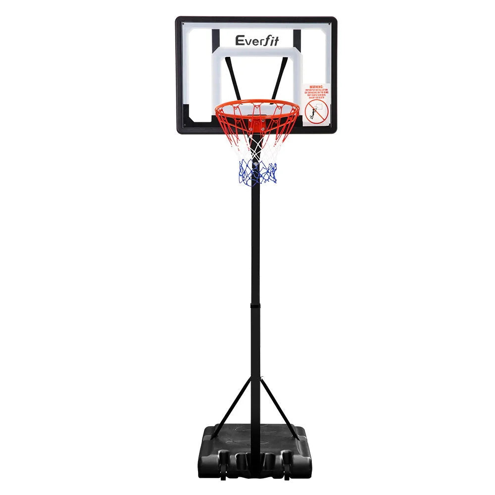 Adjustable Portable Basketball Stand Hoop System Rim - Games