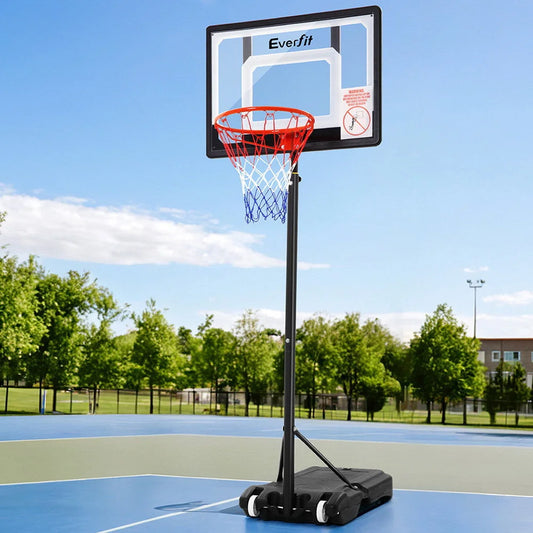 Adjustable Portable Basketball Stand Hoop System Rim - Games