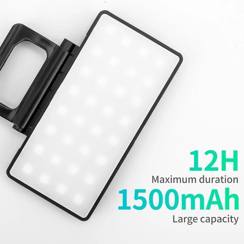 Adjustable Rgb Fill Light for Outdoor Mobile Photography