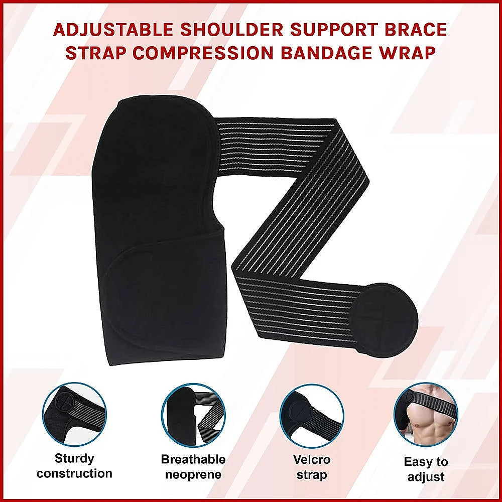 Adjustable Shoulder Support Brace Strap Compression Bandage