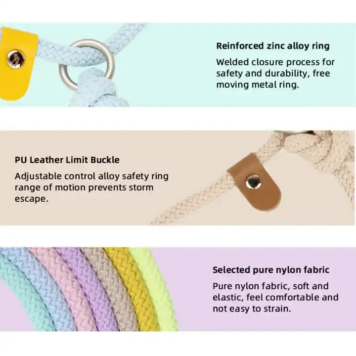 Adjustable Slip-On Dog Leashes - Lightweight