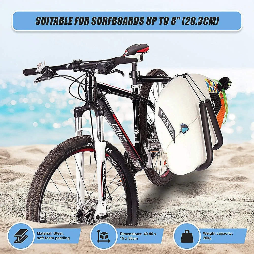 Adjustable Surfboard Skimboard Bicycle Bike Rack Carrier