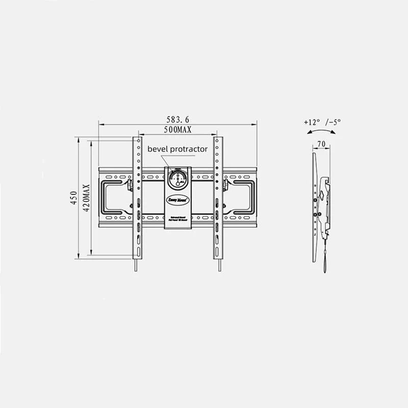 Adjustable Tilt Wall Mount for 55-85 Lcd Tv - Appliances >