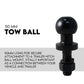 Adjustable Tow Bar Hitch - Black Towbar Ball - Sports &