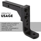 Adjustable Tow Bar Hitch - Black Towbar Ball - Sports &