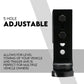 Adjustable Tow Bar Hitch - Black Towbar Ball - Sports &