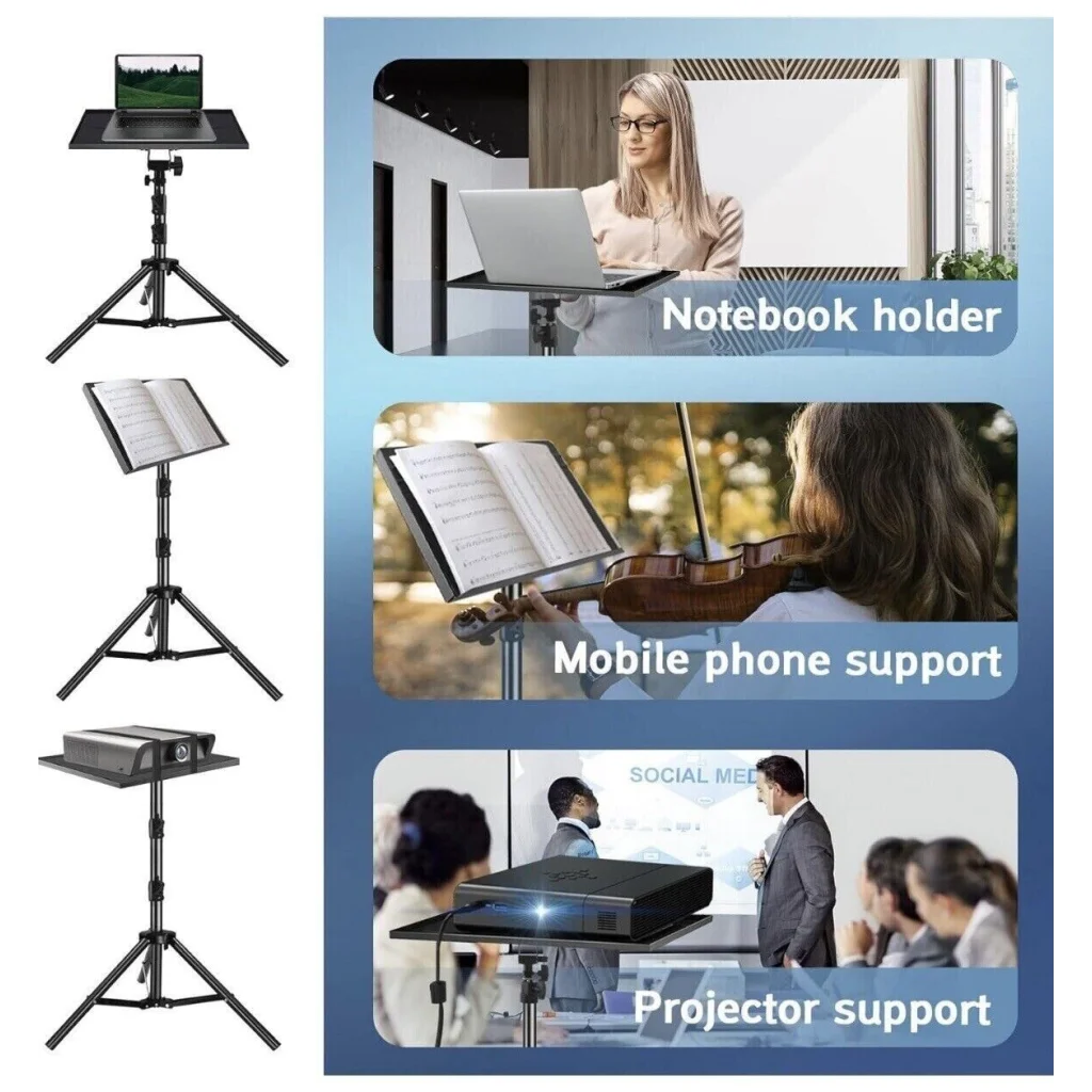 Adjustable Tripod Stand for Projector & Laptop 22-55