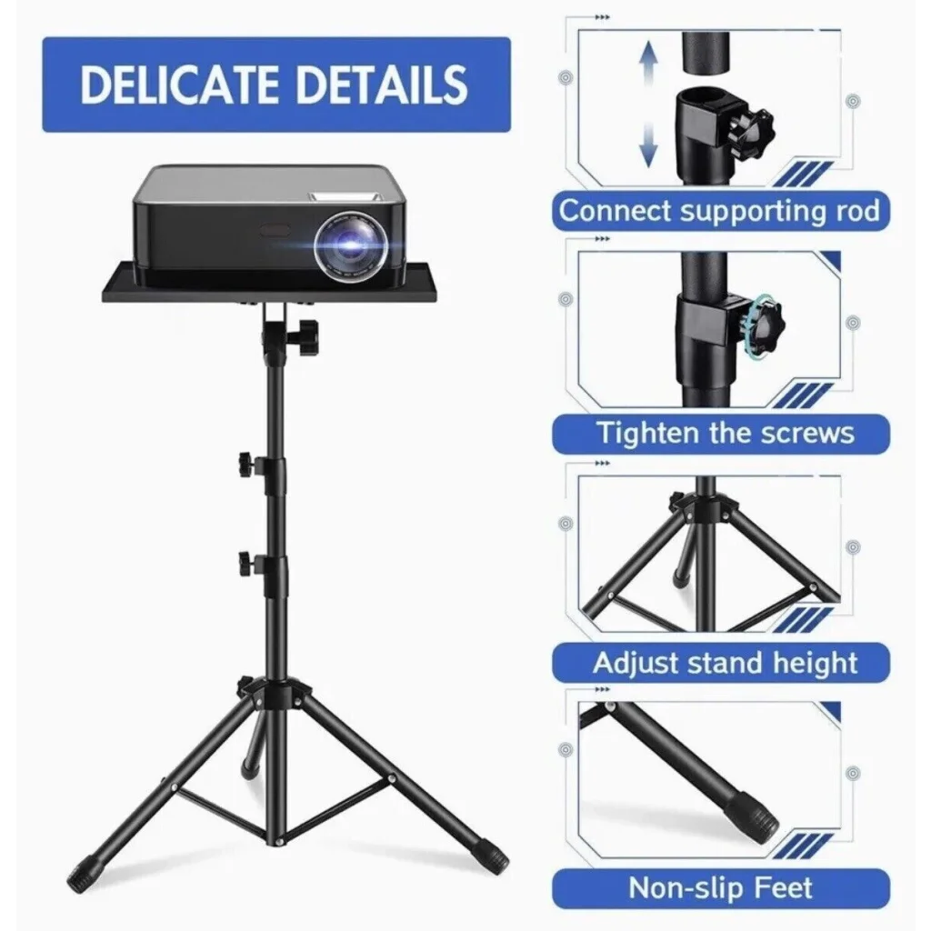 Adjustable Tripod Stand for Projector & Laptop 22-55