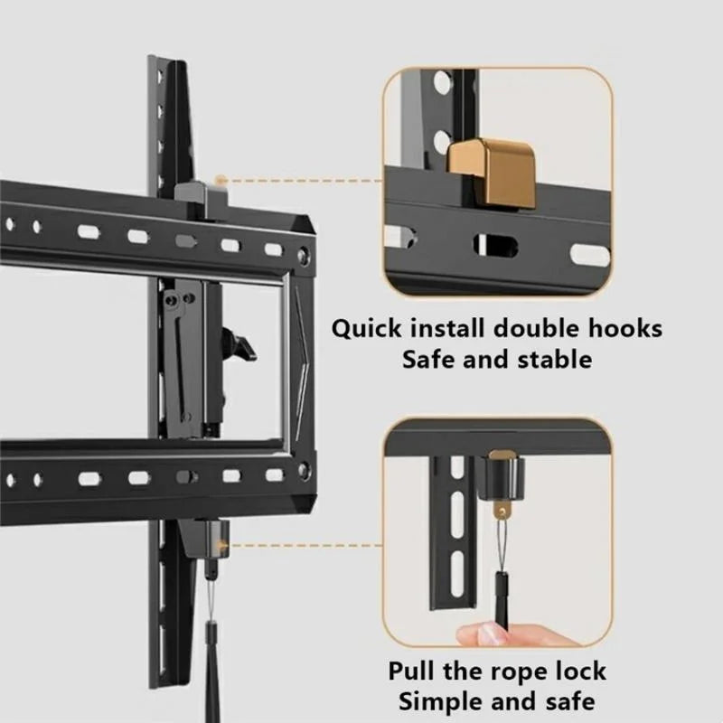 Adjustable Tv Wall Mount Bracket for 65-90 Inch Tvs