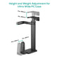 Adjustable Ultra-Wide Wall & Under-Desk PC Mount - Furniture