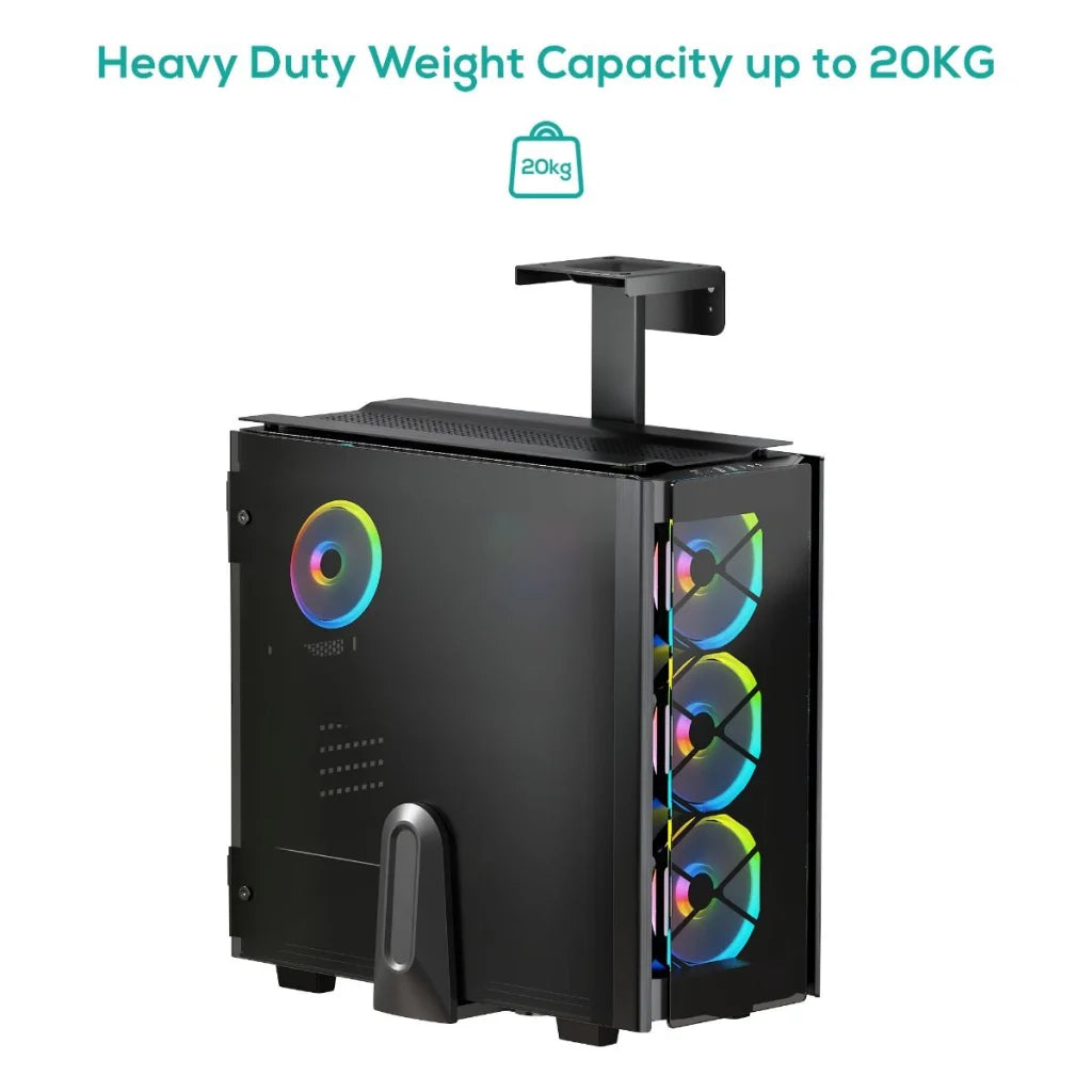 Adjustable Ultra-Wide Wall & Under-Desk PC Mount - Furniture