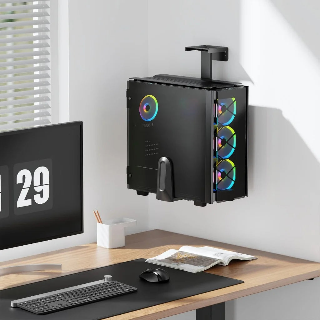 Adjustable Ultra-Wide Wall & Under-Desk PC Mount - Furniture
