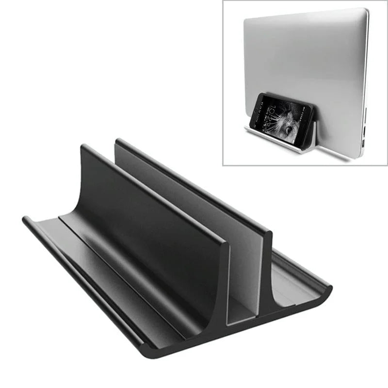 Adjustable Vertical Laptop Stand - Portable Aluminum Alloy
