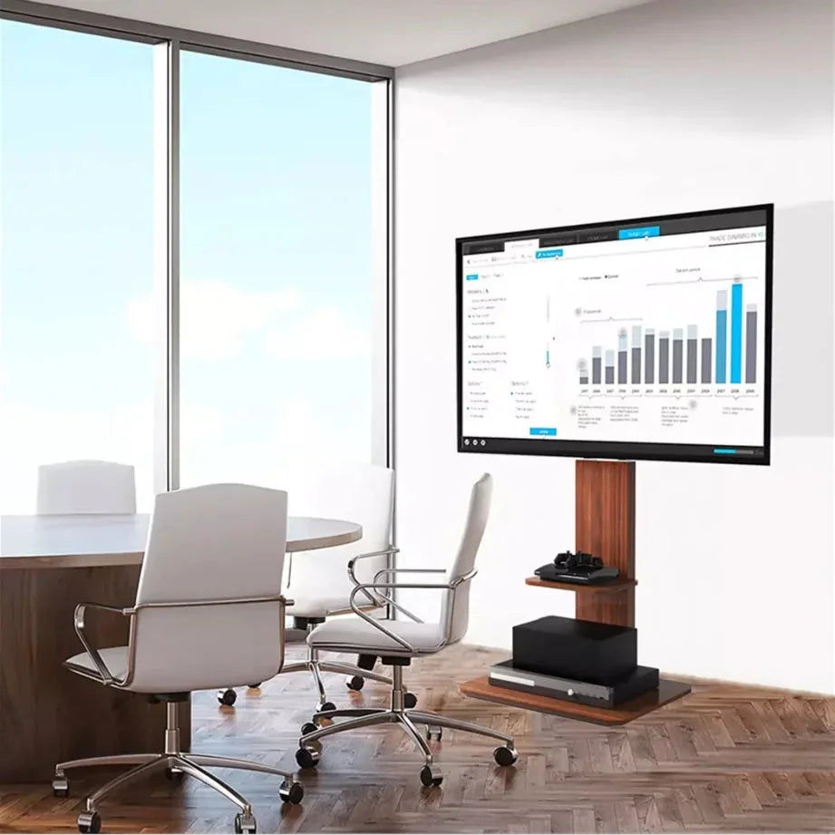 Adjustable Wood TV Stand for 32 65 Inch LCD